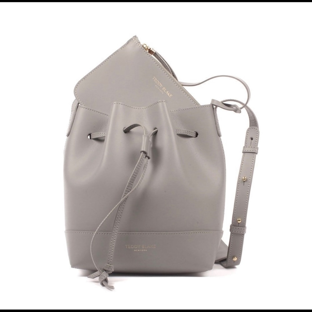 ❌SOLD!❌Teddy Blake Eliza Vitello 9 Inch Bucket Bag